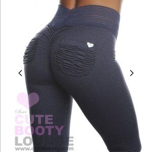 Cute Booty Lounge Navy Blue Super Active Leggings